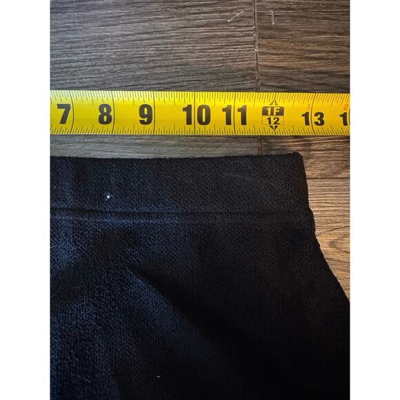 St John Collection Wool Santana Black A Line Knit Pull On Pencil Skirt Size 2 - Picture 7 of 8